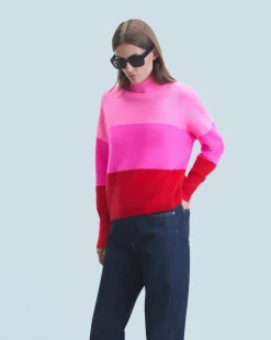 FROM FUTURE Maglione Collo alto BrightRed Cheap