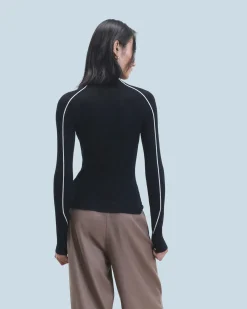 FROM FUTURE Maglione Collo alto Nero Online