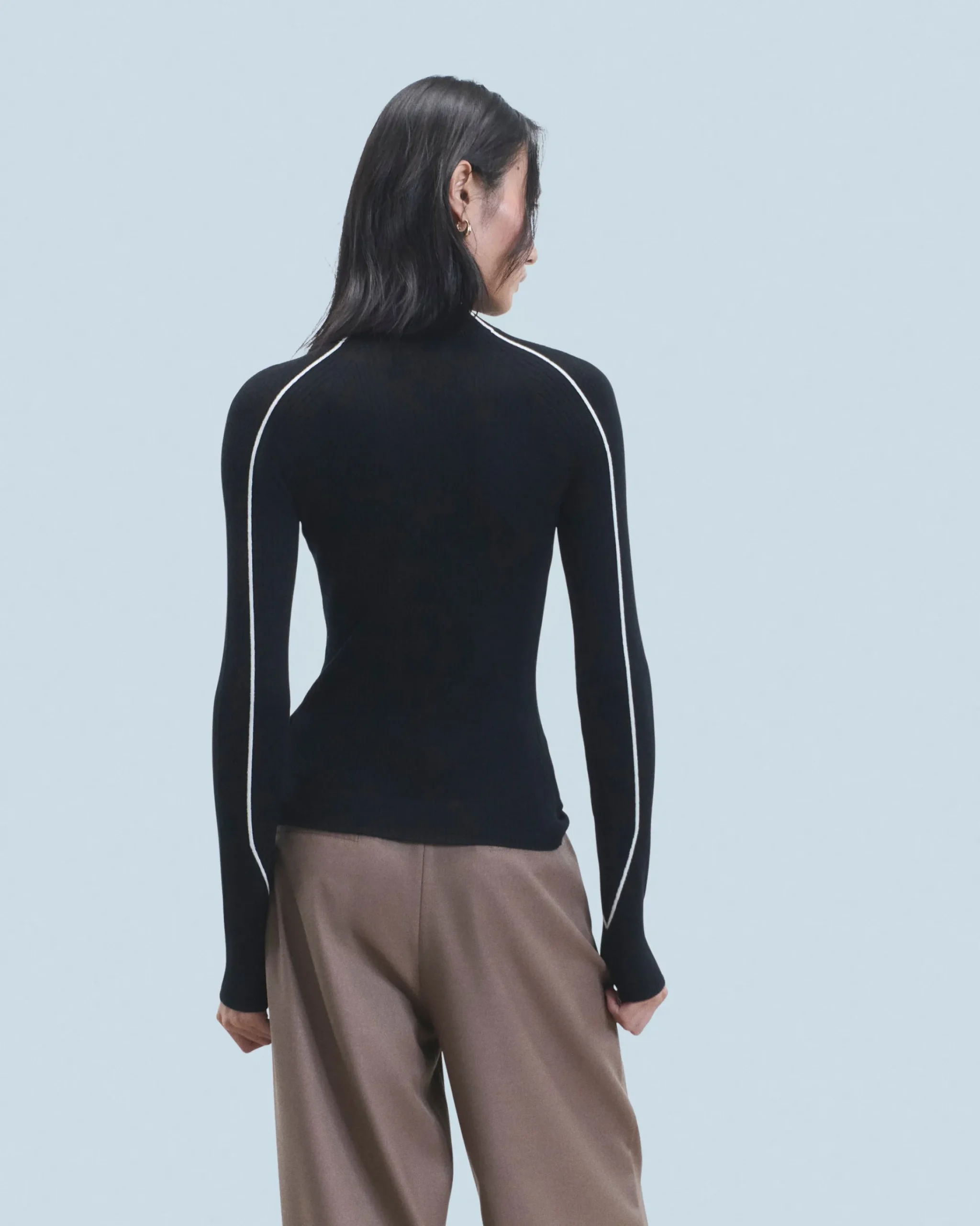 FROM FUTURE Maglione Collo alto Nero Online