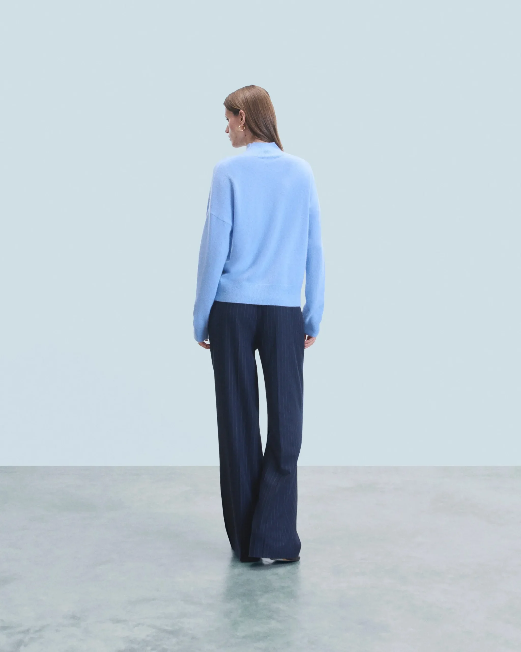 FROM FUTURE Maglione Collo alto FairyBlue Sale