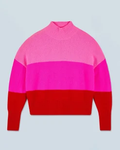 FROM FUTURE Maglione Collo alto BrightRed Cheap