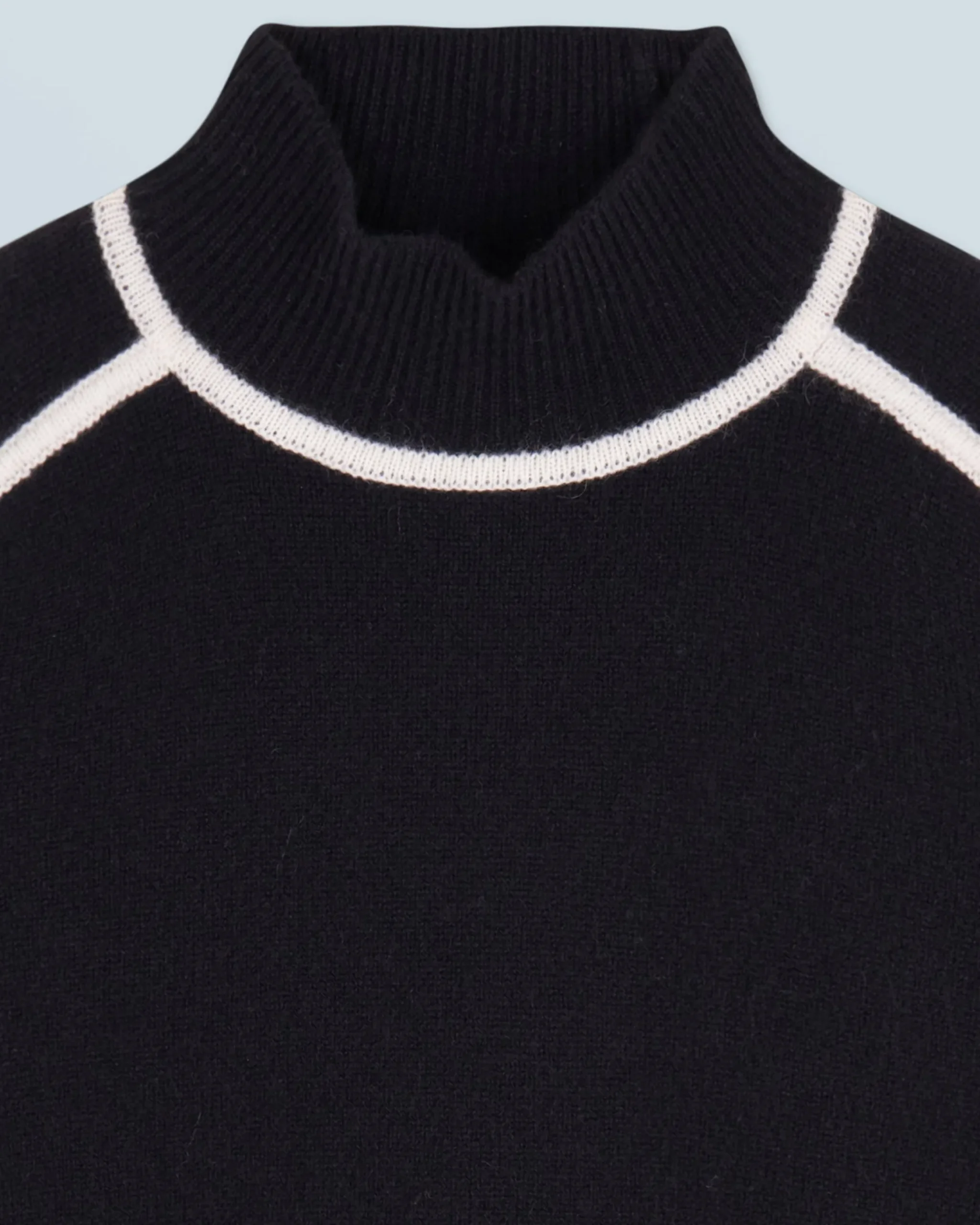 FROM FUTURE Maglione Collo alto Nero Hot