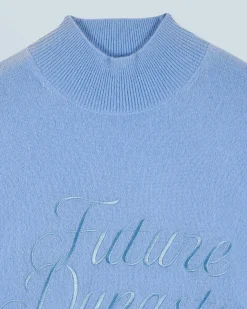 FROM FUTURE Maglione Collo alto FairyBlue Sale
