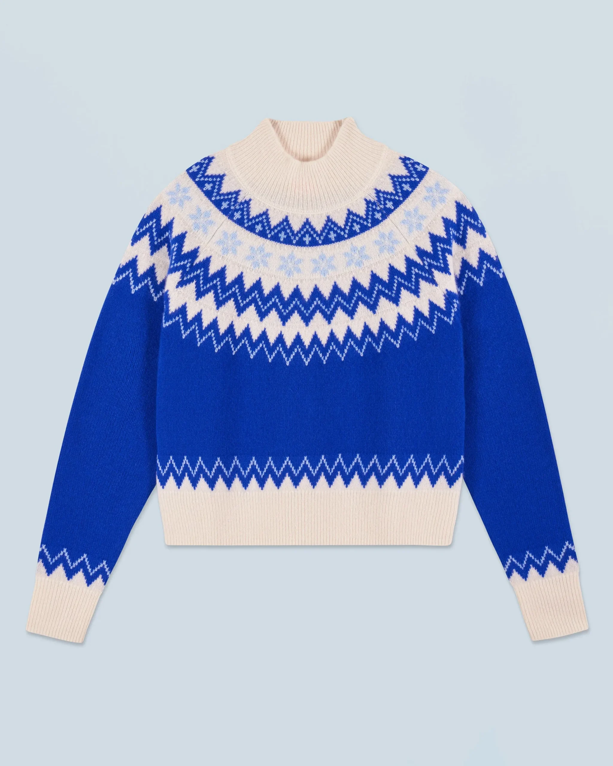 FROM FUTURE Maglione Collo alto Norvegese PopBlue Discount