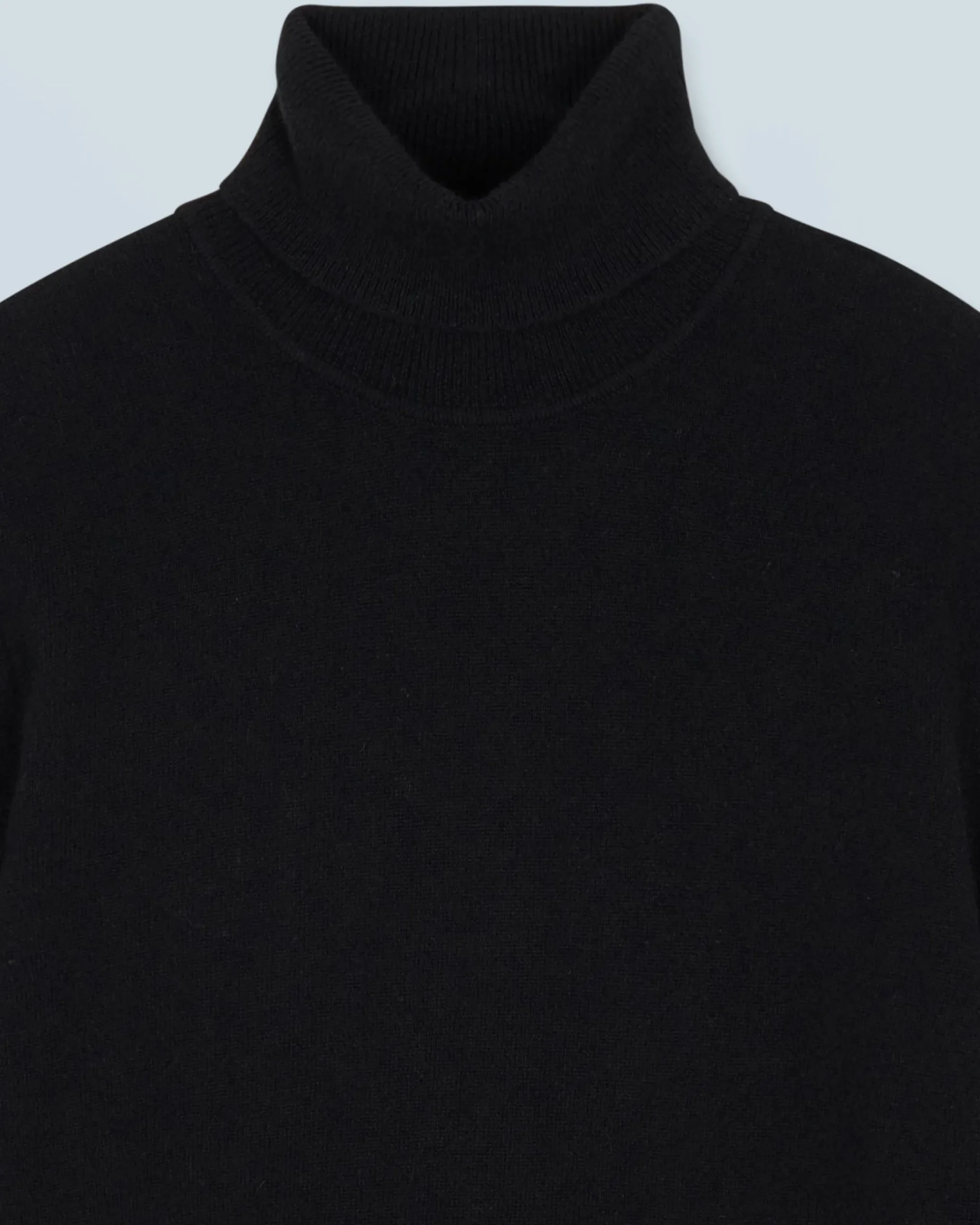 FROM FUTURE Maglione Collo arrotolato Basic Nero Outlet