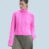 FROM FUTURE Maglione Collo dolcevita Pink Cheap