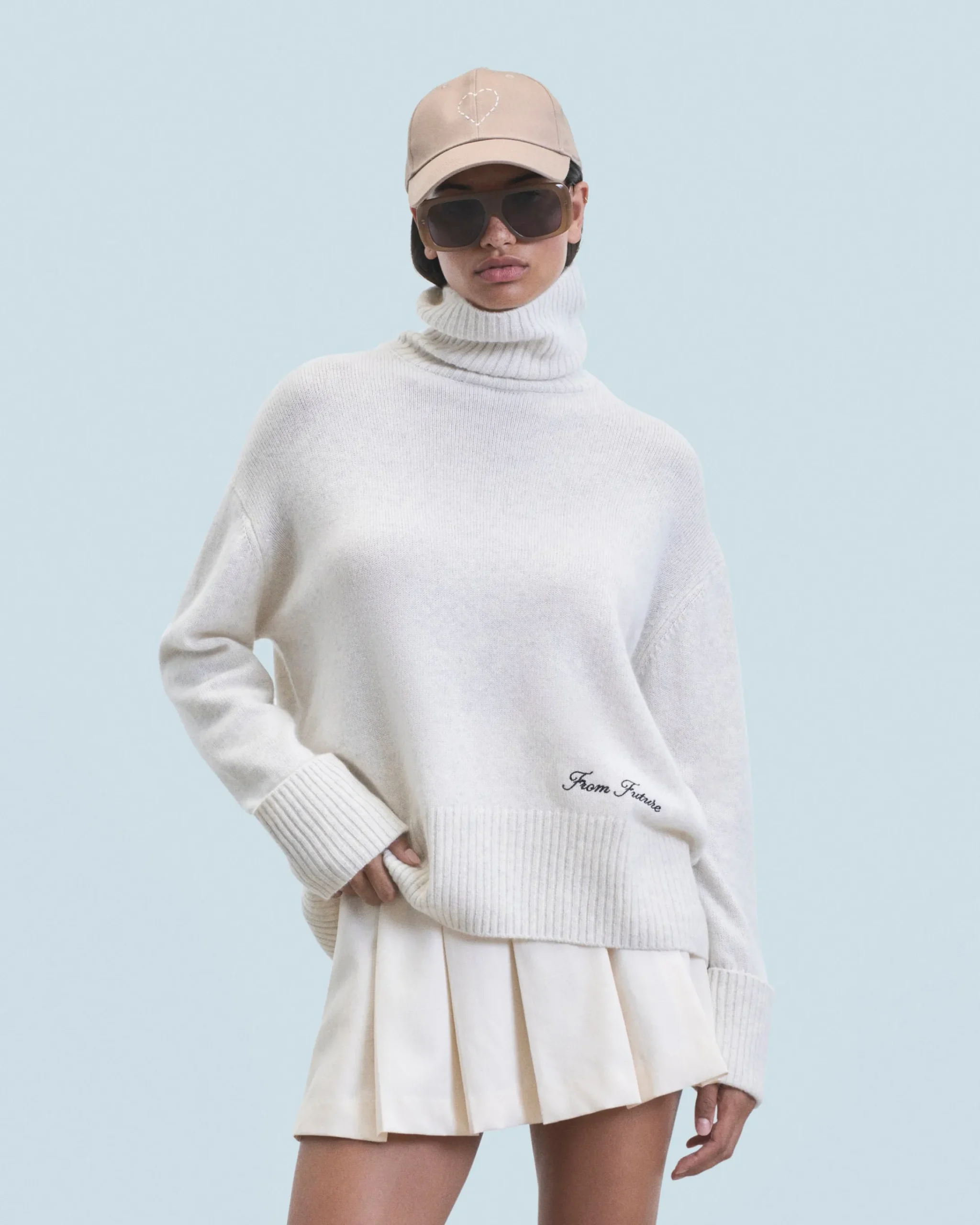 FROM FUTURE Maglione Collo dolcevita HeatheredEcru Shop