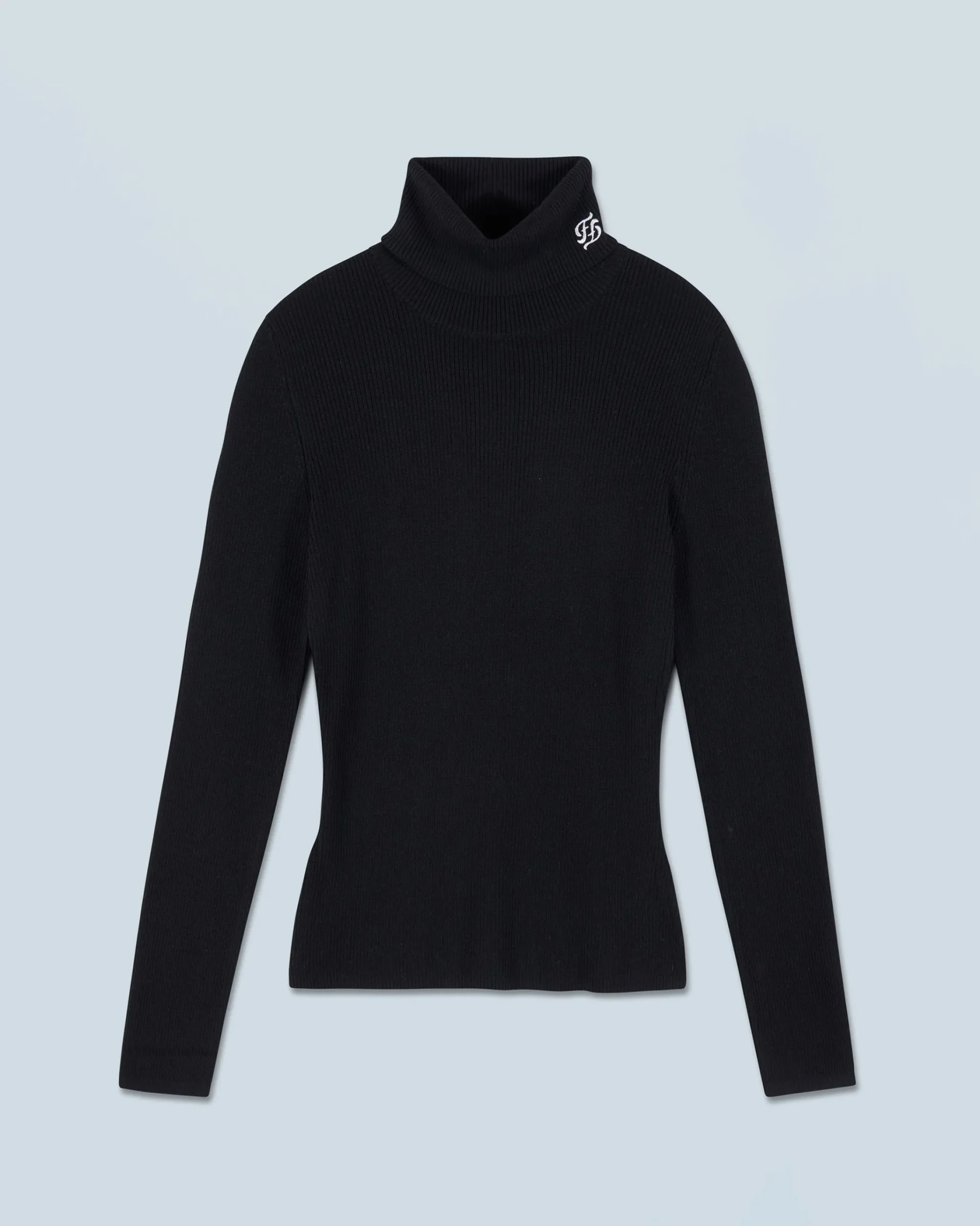 FROM FUTURE Maglione Collo dolcevita Nero Cheap