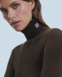 FROM FUTURE Maglione Collo dolcevita Nero Cheap
