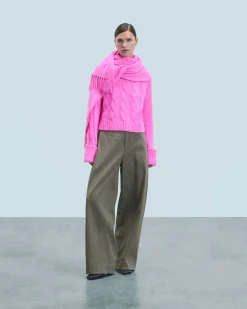 FROM FUTURE Maglione Collo dolcevita Green Cheap