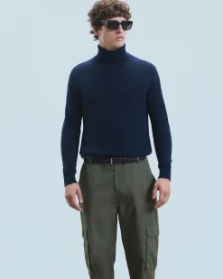 FROM FUTURE Maglione Collo dolcevita Basic Pesante MarinaMilitare Store