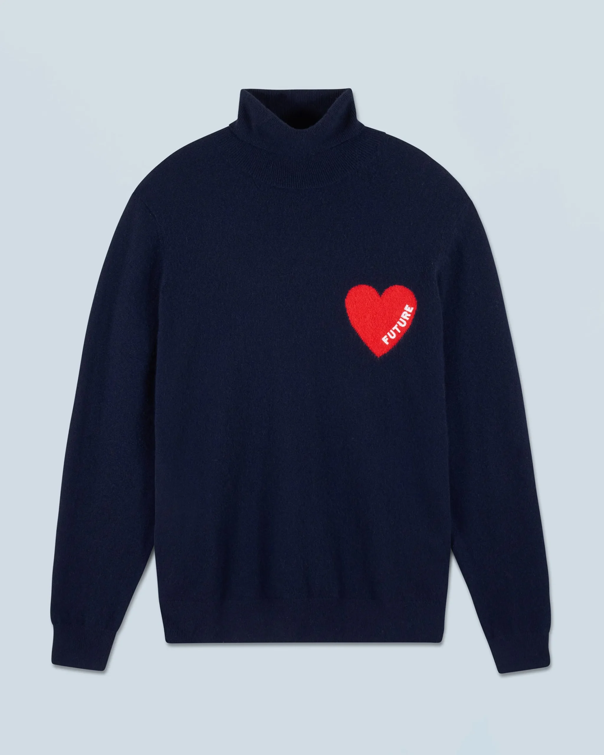 FROM FUTURE Maglione Collo dolcevita Cuore MarinaMilitare Flash Sale