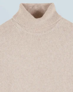 FROM FUTURE Maglione Collo dolcevita Basic Pesante Beige Cheap