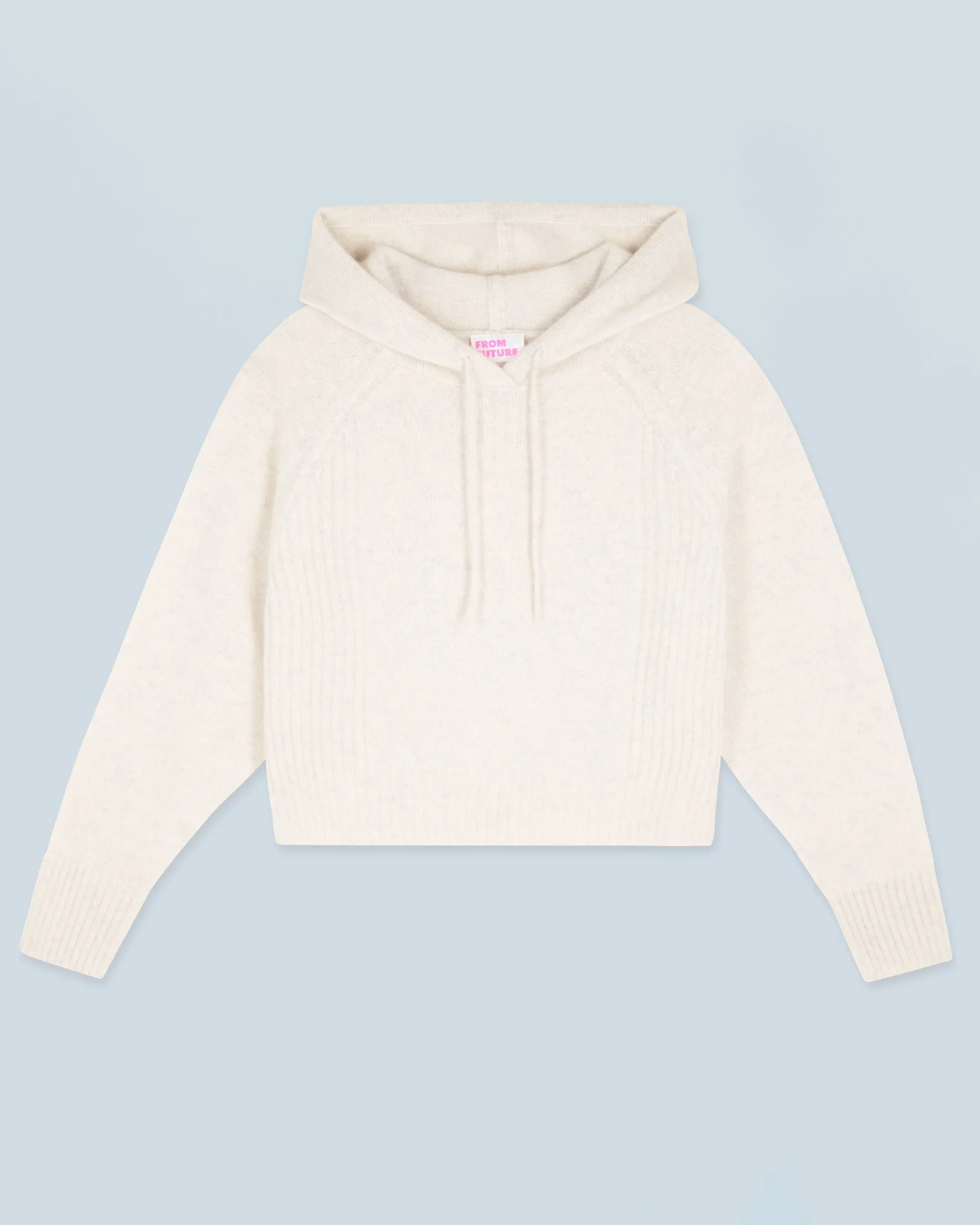 FROM FUTURE Maglione con Cappuccio HeatheredEcru Discount