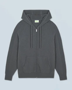 FROM FUTURE Maglione con Cappuccio e Zip LavaGrey Shop