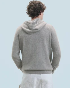 FROM FUTURE Maglione con Cappuccio Oversize Leggero Grigioericascuro Discount