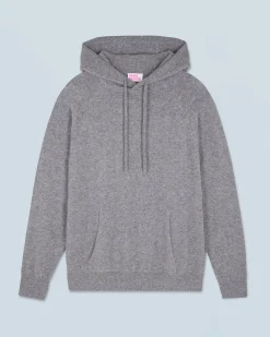 FROM FUTURE Maglione con Cappuccio Oversize Leggero Grigioericascuro Discount