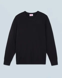 FROM FUTURE Maglione Girocollo Basic Nero Hot
