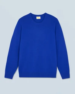 FROM FUTURE Maglione Girocollo Basic PopBlue Flash Sale