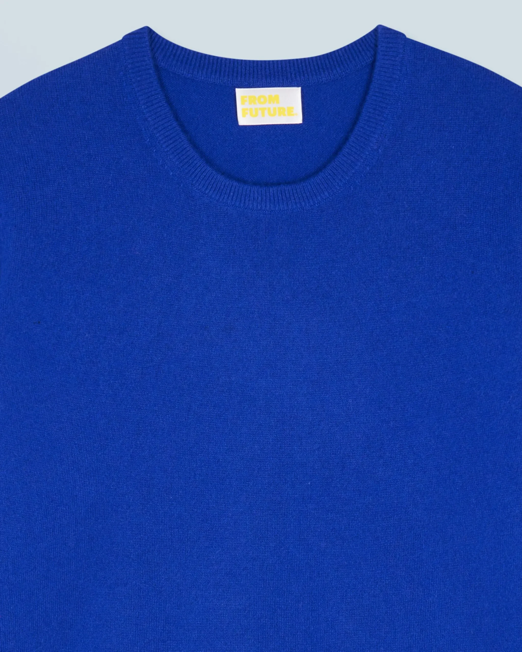 FROM FUTURE Maglione Girocollo Basic PopBlue Flash Sale