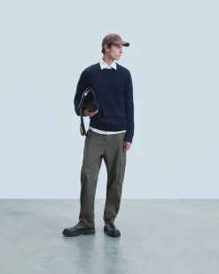 FROM FUTURE Maglione Girocollo Basic Cachi Sale