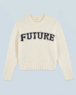 FROM FUTURE Maglione Girocollo Future Ecru Discount