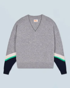 FROM FUTURE Maglione Scollo a V Grigioericascuro Flash Sale
