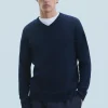 FROM FUTURE Maglione Scollo a V Basic MarinaMilitare Discount