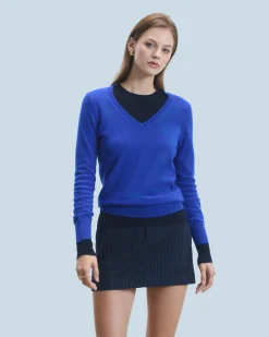 FROM FUTURE Maglione Scollo a V Basic UtopicCoral Best