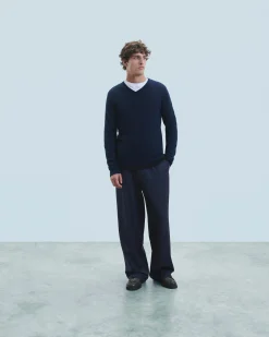 FROM FUTURE Maglione Scollo a V Basic MarinaMilitare Discount