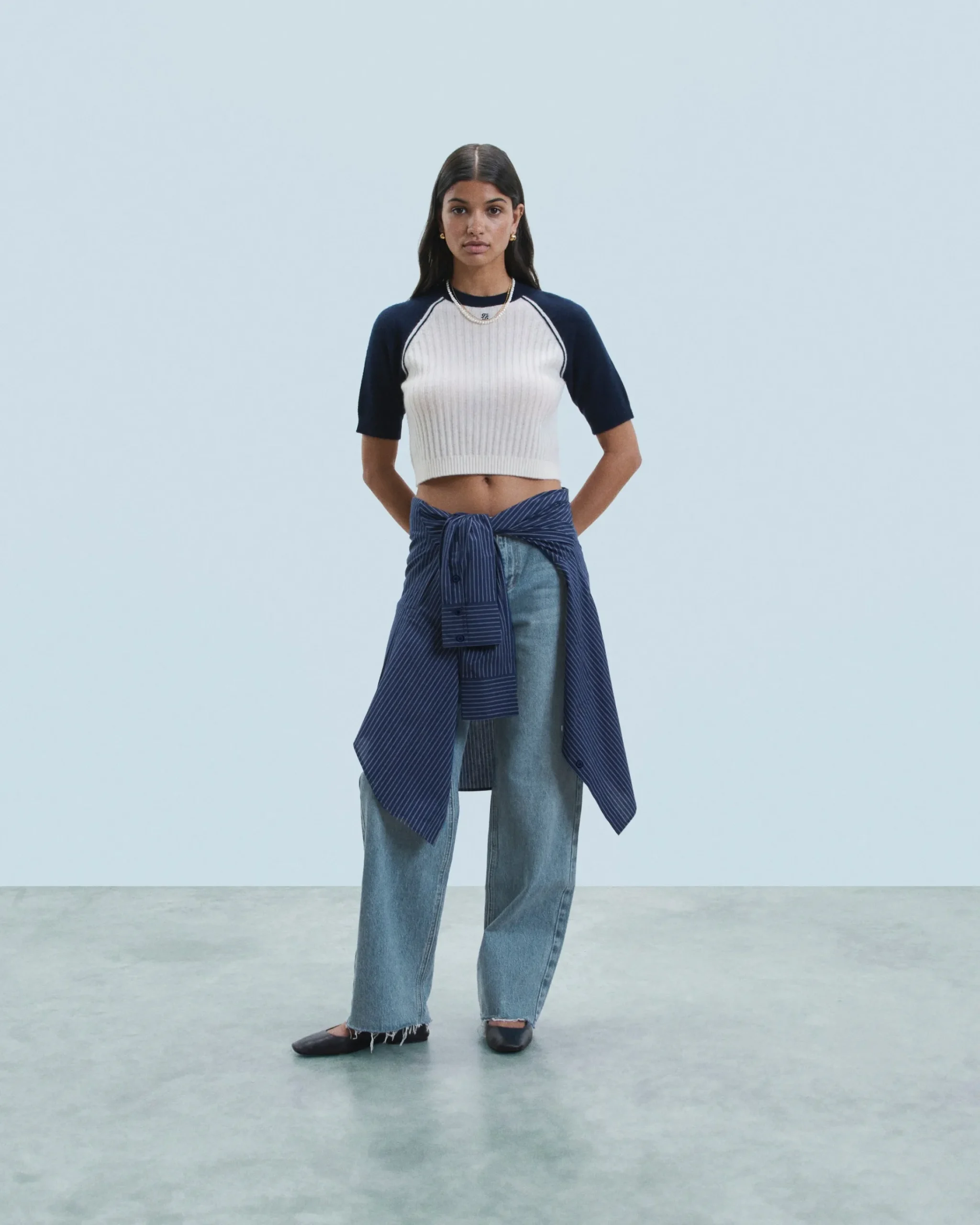 FROM FUTURE Maglione Scollo tondo Ecrù Cheap