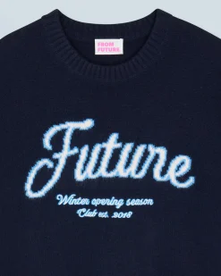 FROM FUTURE Maglione Scollo tondo MarinaMilitare Clearance
