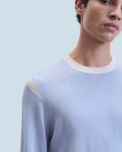 FROM FUTURE Maglione Scollo tondo CloudBlue Flash Sale