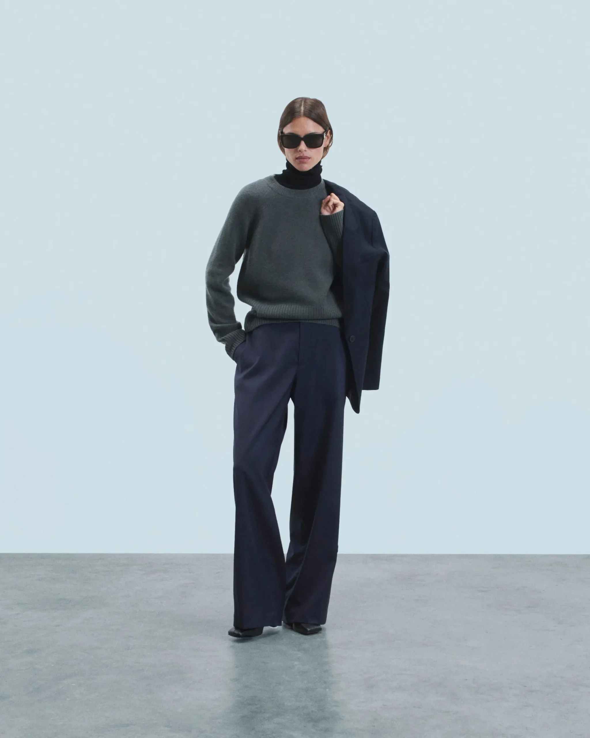 FROM FUTURE Maglione Scollo tondo LavaGrey Fashion