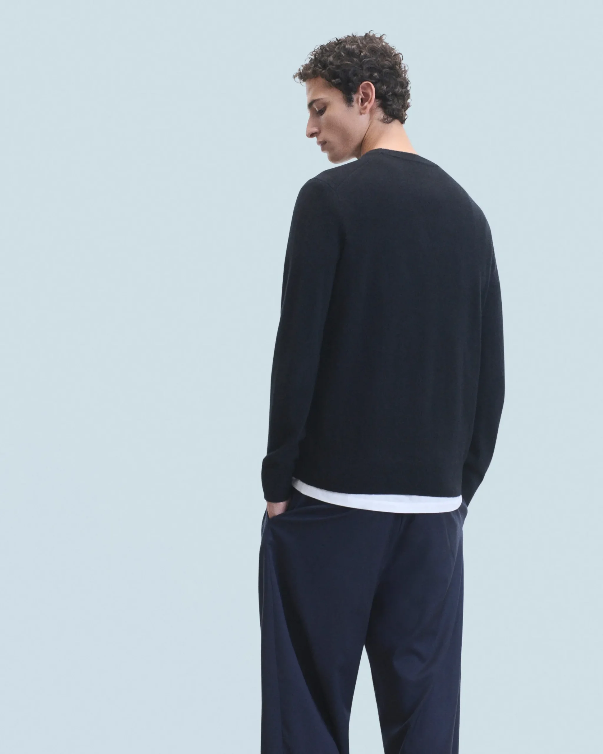 FROM FUTURE Maglione Scollo tondo Nero Best