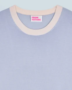 FROM FUTURE Maglione Scollo tondo CloudBlue Flash Sale