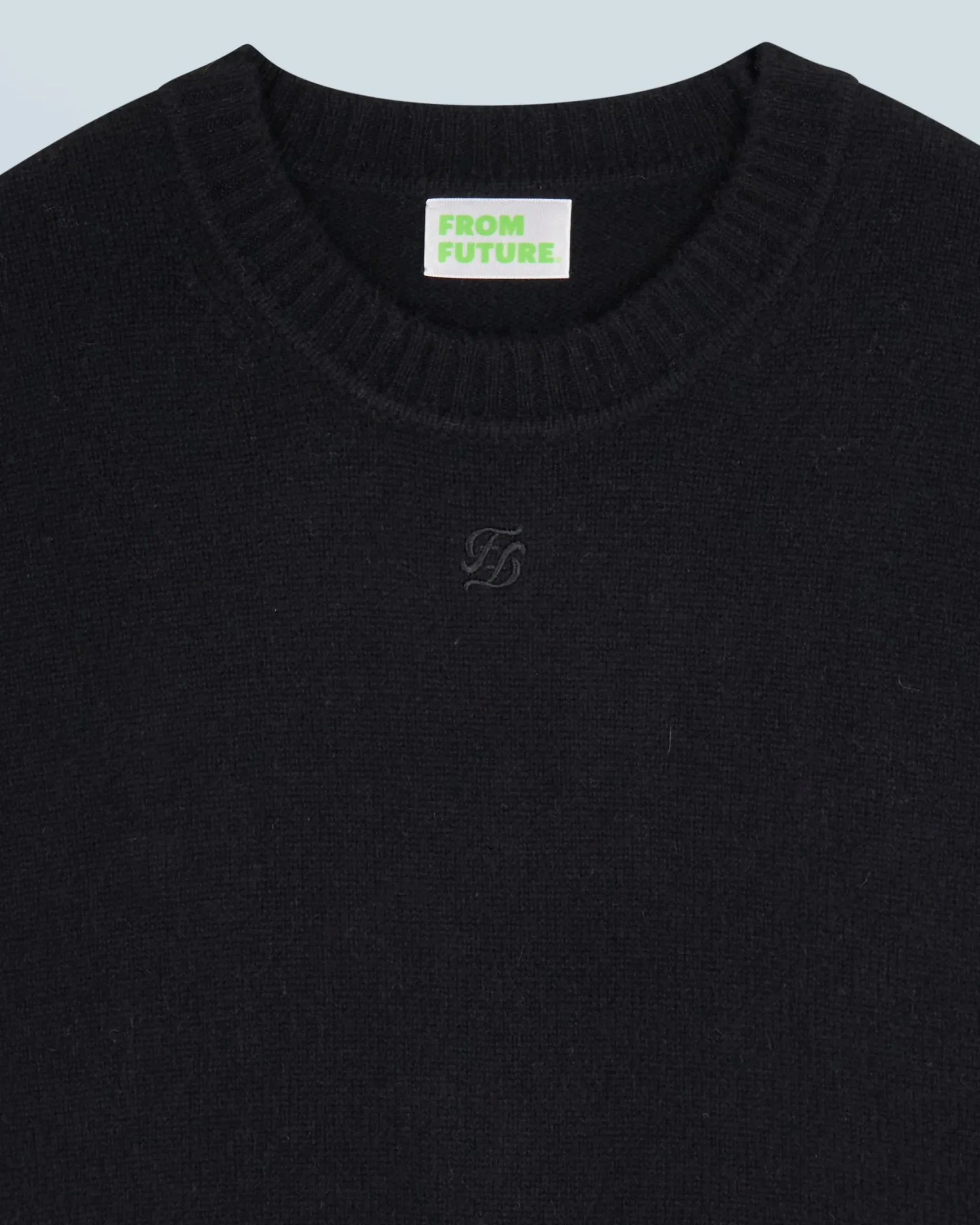 FROM FUTURE Maglione Scollo tondo Nero Best