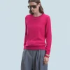FROM FUTURE Maglione Scollo tondo Basic RaspberryPink Fashion