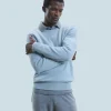 FROM FUTURE Maglione Scollo tondo Basic IcedBlue Cheap
