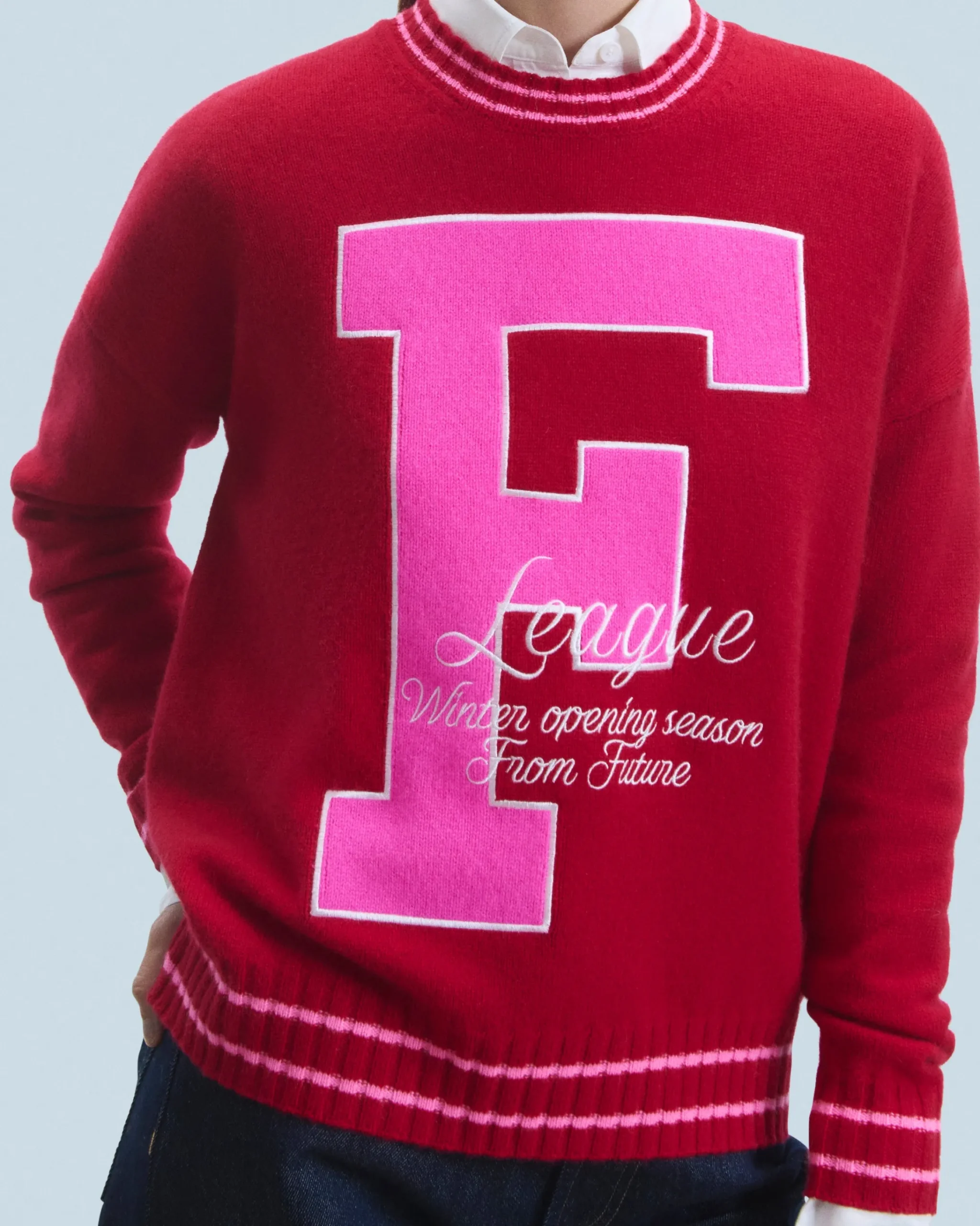 FROM FUTURE Maglione Scollo tondo F DarkRed Best