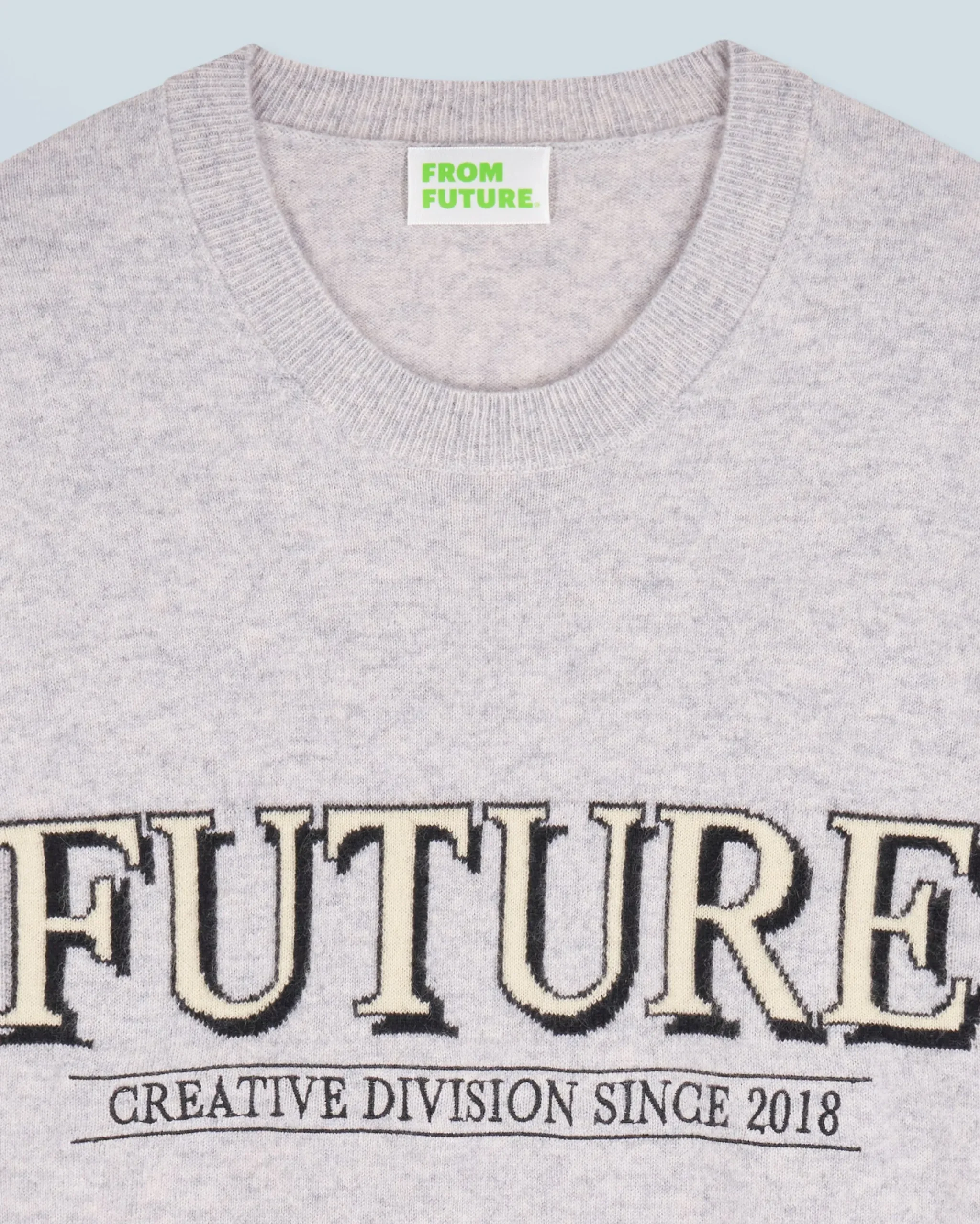 FROM FUTURE Maglione Scollo tondo Future Grigioericachiaro Fashion