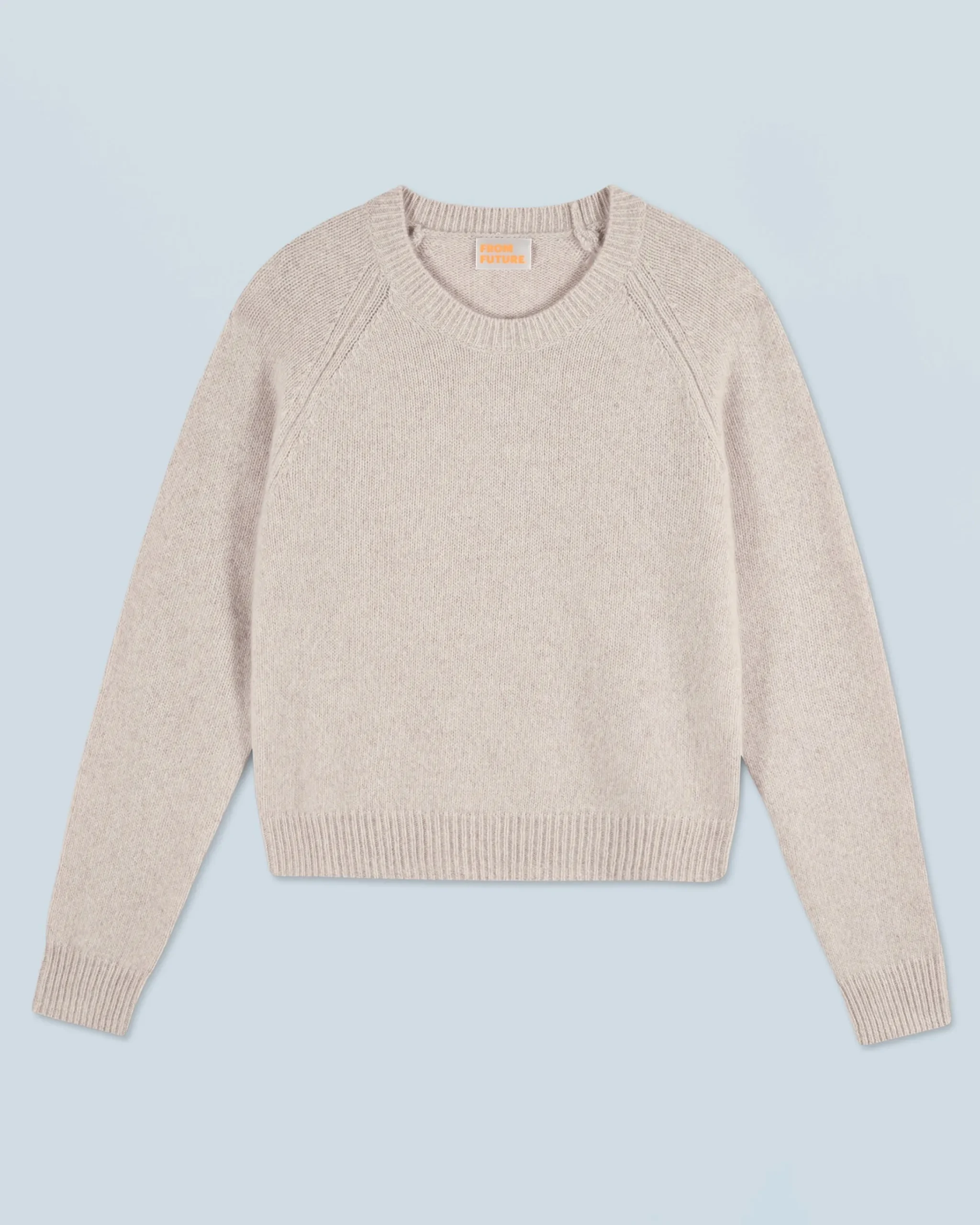 FROM FUTURE Maglione Scollo tondo Raglan Beige Cheap