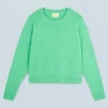 FROM FUTURE Maglione Scollo tondo Raglan UtopicGreenMouliné Clearance
