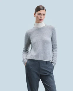 FROM FUTURE Maglione Scollo tondo Raglan Grigioericascuro Store