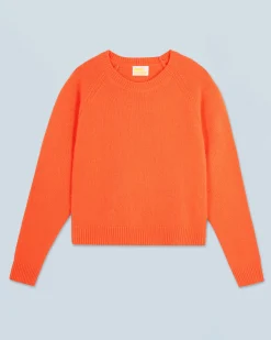 FROM FUTURE Maglione Scollo tondo Raglan UtopicOrange Hot