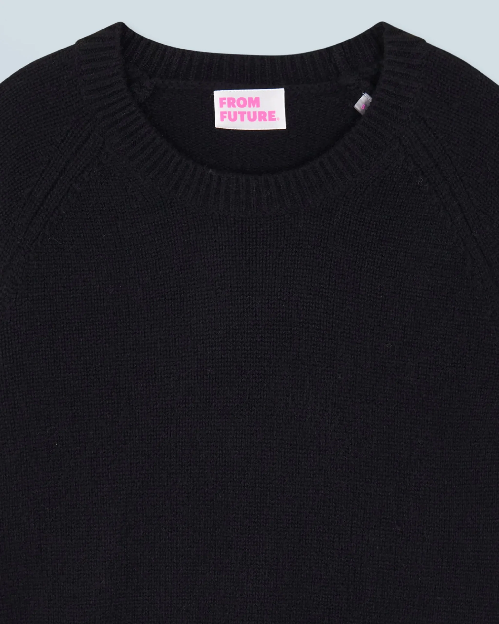 FROM FUTURE Maglione Scollo tondo Raglan Nero Online