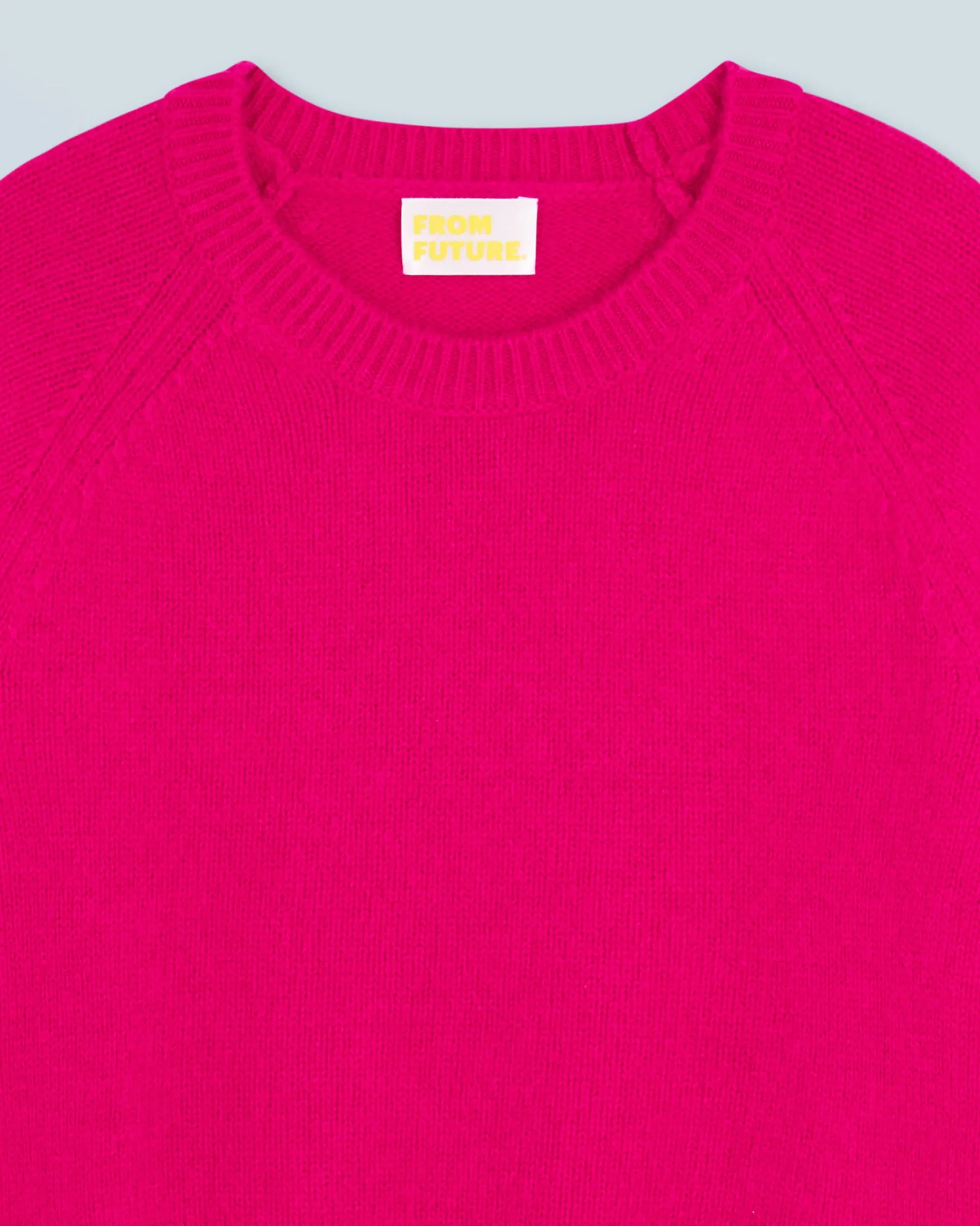 FROM FUTURE Maglione Scollo tondo Raglan RaspberryPink Cheap