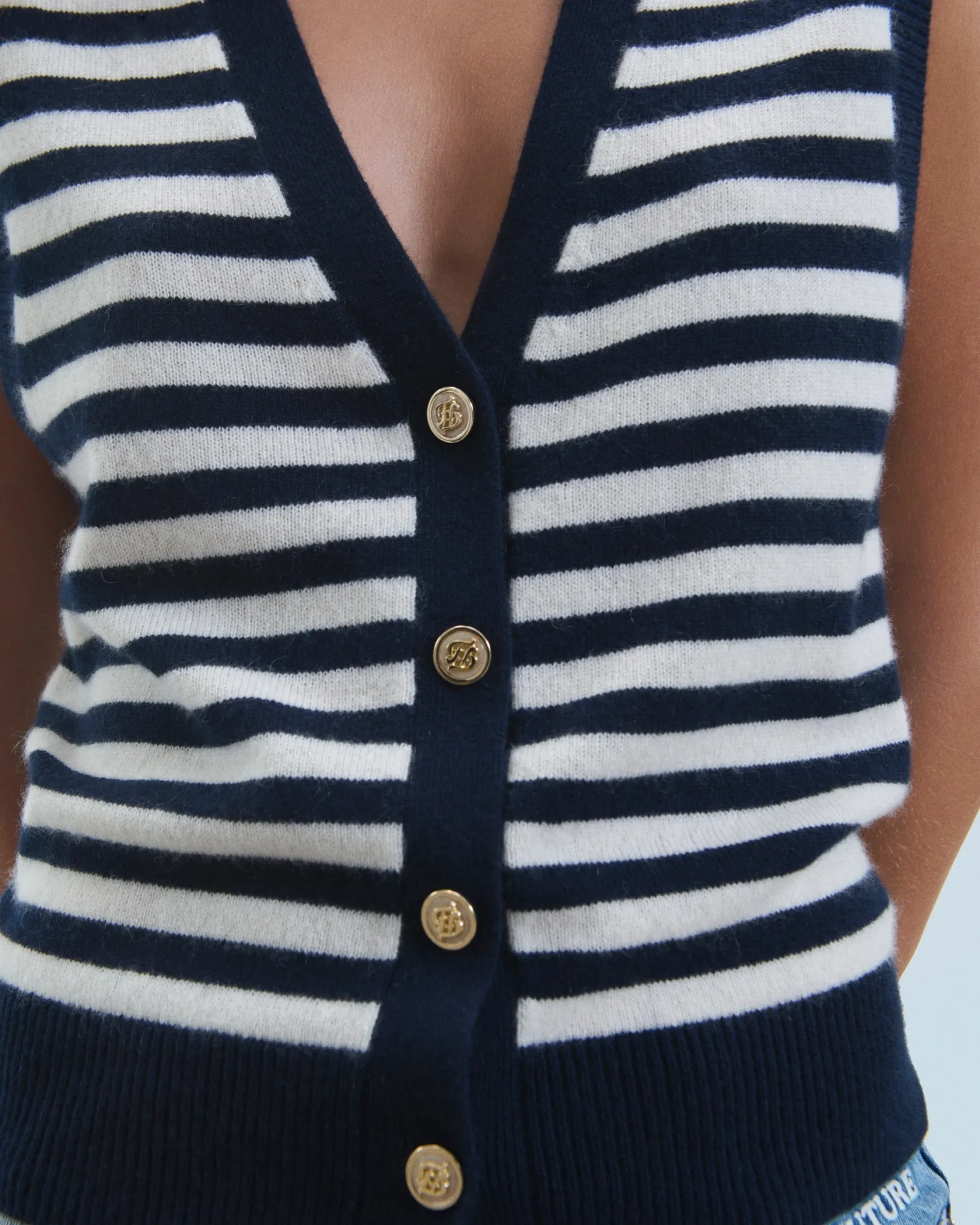FROM FUTURE Maglione Senza maniche MarinaMilitare Fashion