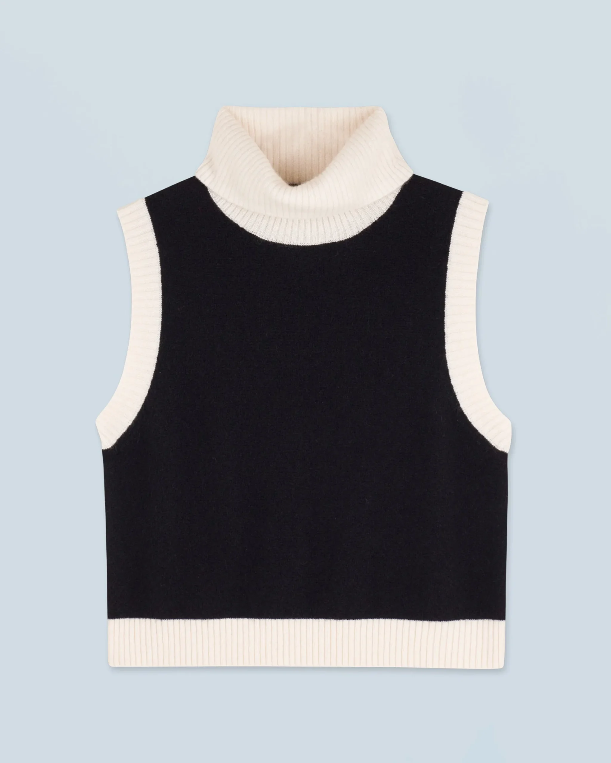 FROM FUTURE Maglione Senza maniche Nero New