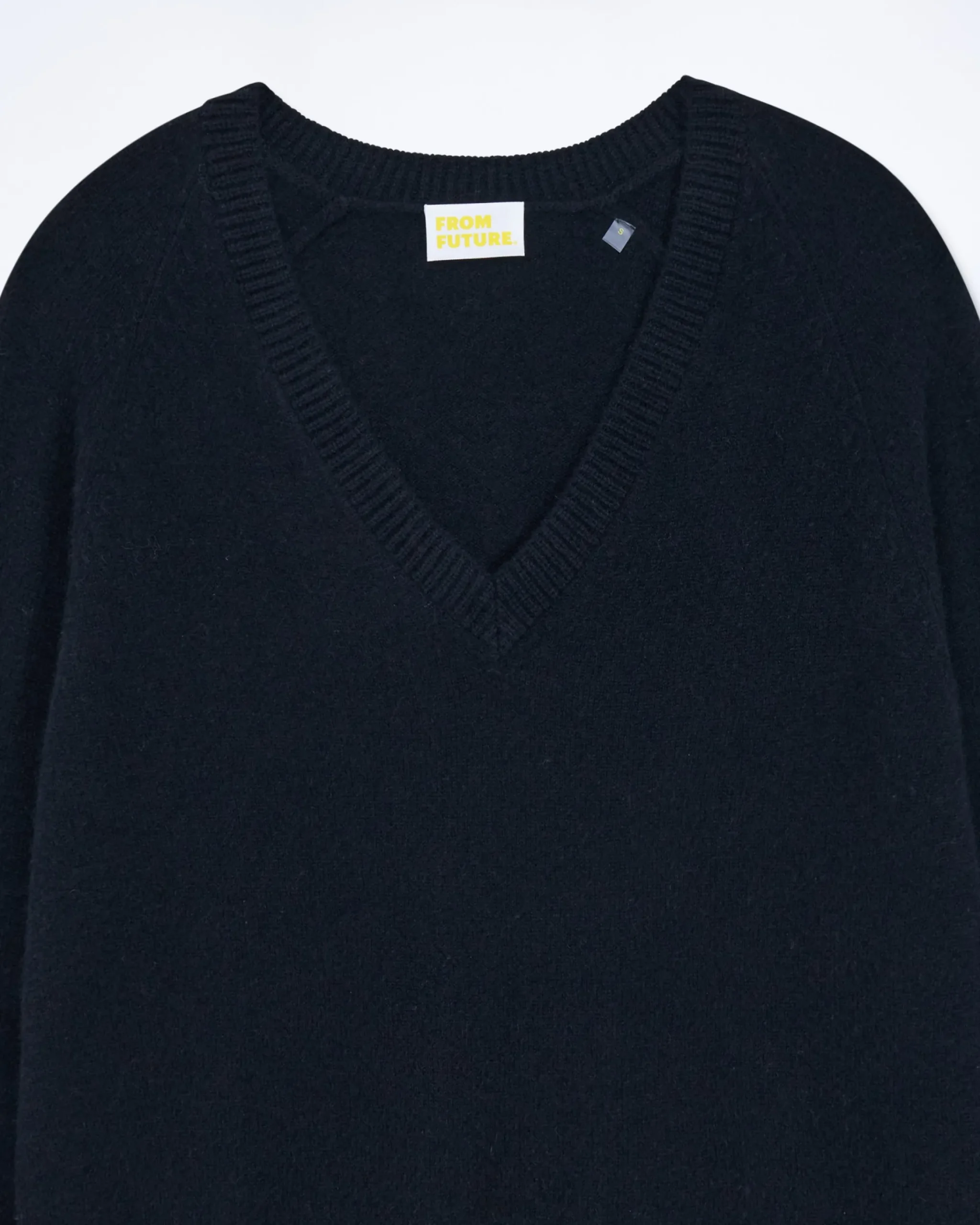 FROM FUTURE Maglioni Scollo a V Oversize Light Nero Flash Sale